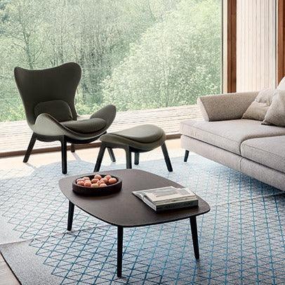 Lazy Armchair (Wooden Legs)
