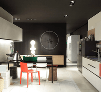 Bilbao F Wall Clock